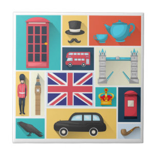 London-Thema Fliese