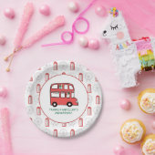 London Theme Kids Joint Birthday Party Pappteller (Party)