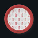 London Theme Kids Joint Birthday Party Pappteller<br><div class="desc">Perfekt für gemeinsame Geburtstagsfeiern! Diese Londoner Teller fügen Ihrer Feier eine individuelle Touch hinzu.</div>