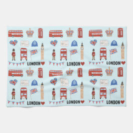 London Theme Kitchen Teetuch Geschirrtuch