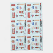London Theme Kitchen Teetuch Geschirrtuch (Vertikal)