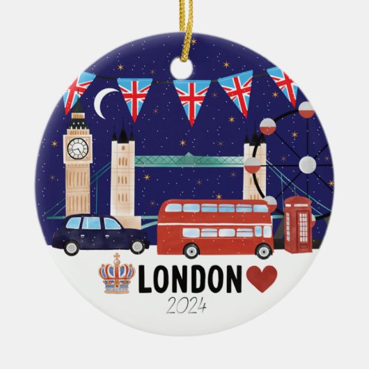London Theme Ornament 2024 (Vorne)