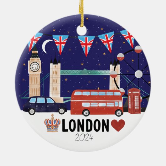 London Theme Ornament 2024 (Hinten)