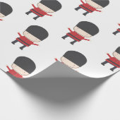 London Theme Royal Guard Geschenkpapier (Ecke)