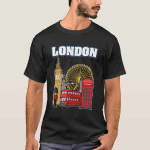 London Themed Crewneck T-Shirt