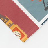 London Themed Fleecedecke (Ecke)