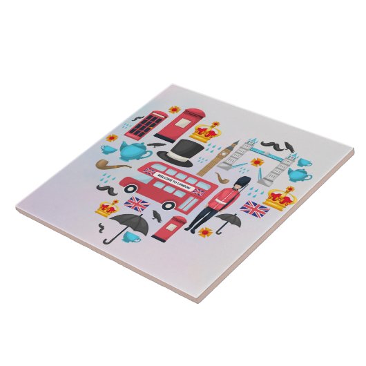 London Themed  Fliese (Seite)