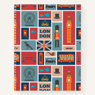 London Themed Notizblock