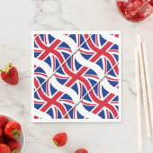 London Themed Party Union Jack Paper Napkins Serviette (Beispiel)