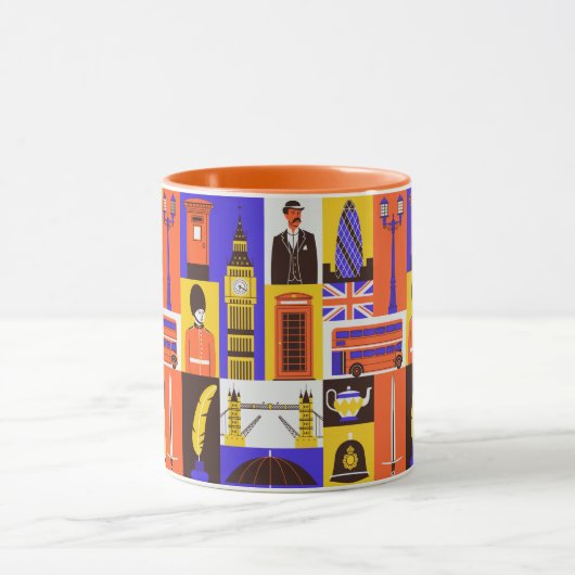 London Themed Tasse (Zentrum)