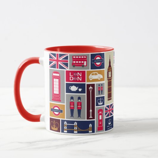 London Themed Tasse (Links)