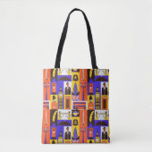 London Themed Tote Bag Tasche (Vorderseite)