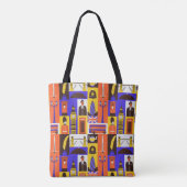 London Themed Tote Bag Tasche (Rückseite)