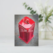 London Themed Wedding fügen Sie Ihr Foto Vielen Da Postkarte (Stehend Vorderseite)