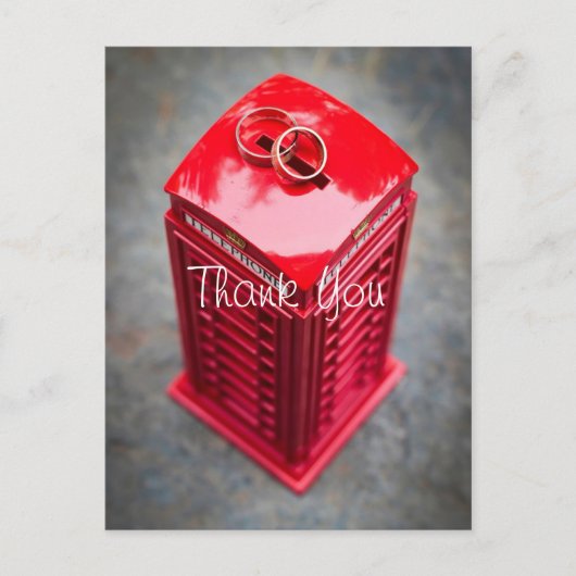 London Themed Wedding fügen Sie Ihr Foto Vielen Da Postkarte (Vorderseite)