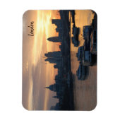 London - Themse bei Sonnenaufgang Magnet (Vertikal)