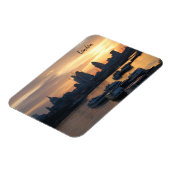 London - Themse bei Sonnenaufgang Magnet (Linke Seite)