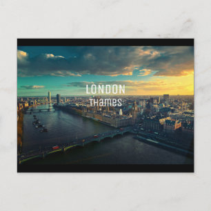 London - Themse Postkarte