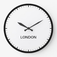 London Time Zone Newsroom Style Uhr
