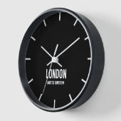 London Time Zone Newsroom Wall Clock Uhr (Winkel)