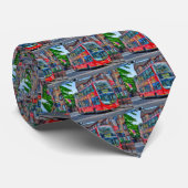 London to Lewisham Red Double decker Bus UK Krawatte (Gerollt)