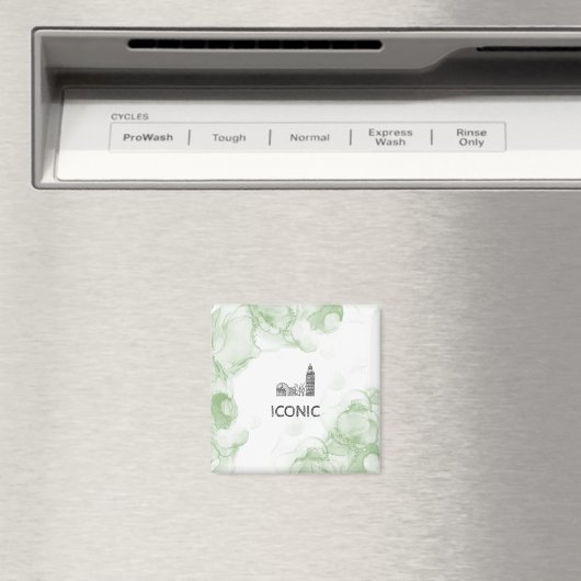 London Tone Watercolor Magnet (In Situ (Geschirrspüler))