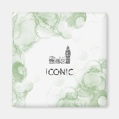 London Tone Watercolor Magnet (Vorne)