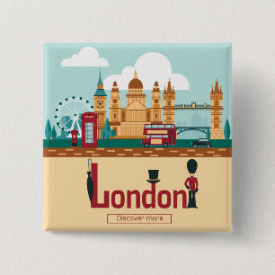 London Tourismus Button