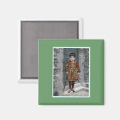 London Tower Beefeater Magnet (Vorderseite/Rückseite)