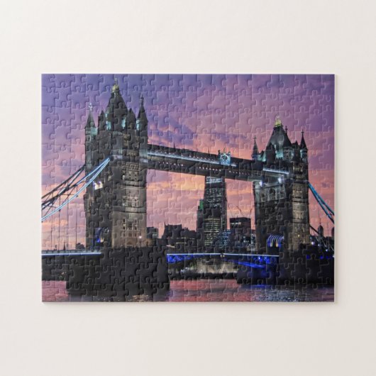 London Tower Bridge bei Sunset Puzzle (Horizontal)