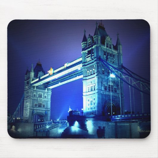 London Tower Bridge & Blue Night Mousepad (Vorne)