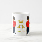 London Tower Bridge, Crown & Royal British Warders Kaffeetasse (Mittel)
