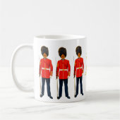London Tower Bridge, Crown & Royal British Warders Kaffeetasse (Links)