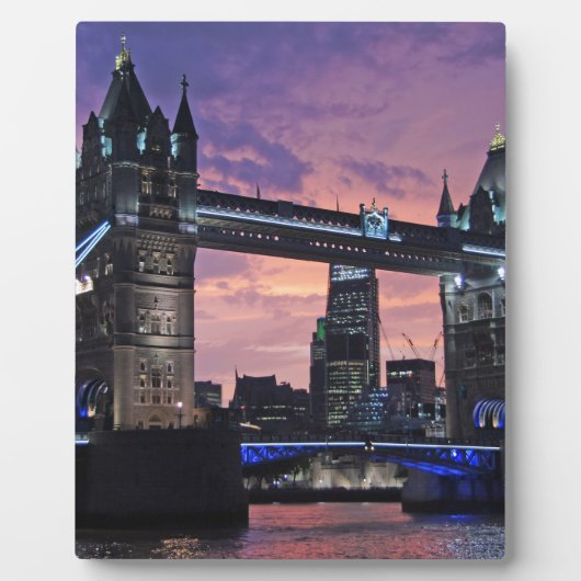 London Tower Bridge Fotoplatte (Vorderseite)