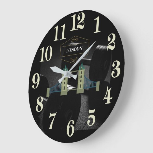 London Tower Bridge Große Wanduhr (Winkel)