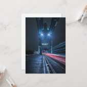 London Tower Bridge Karte (Vorderseite/Rückseite Beispiel)