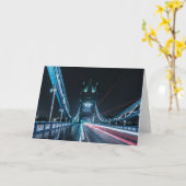London Tower Bridge Karte (Gelbe Blume)
