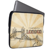 London Tower Bridge Laptop Sleeve (Vorne Rechts)