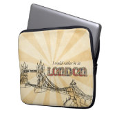 London Tower Bridge Laptop Sleeve (Vorderseite Links)