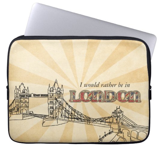 London Tower Bridge Laptop Sleeve (Vorderseite)