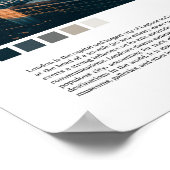 London Tower Bridge Minimalistisch Wall Art Poster (Ecke)