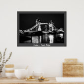 London - Tower Bridge, Night No.2 (Poster) Poster (Küche)