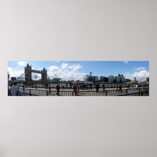 London Tower Bridge Panoramic Poster (Vorne)