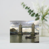 London Tower Bridge Postcard Postkarte (Stehend Vorderseite)