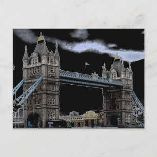 London Tower Bridge Postcard Postkarte
