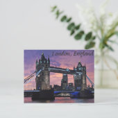 London, Tower Bridge Postcard Postkarte (Stehend Vorderseite)