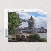 London Tower Bridge Postcard Postkarte (Vorne/Hinten)
