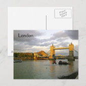 London Tower Bridge Postcard Postkarte (Vorne/Hinten)