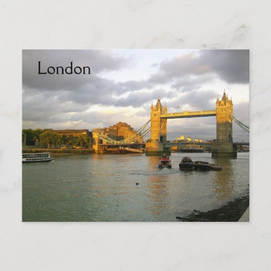 London Tower Bridge Postcard Postkarte (Vorderseite)