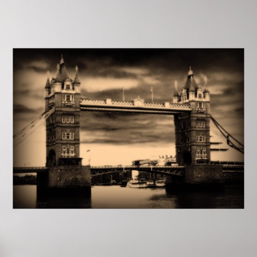 London Tower Bridge Poster (Vorne)